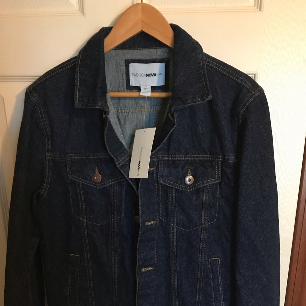 NWT fashion nova size small denim jacket